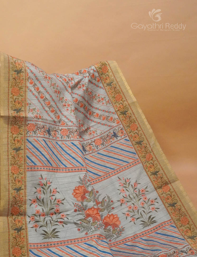 SEMI TUSSAR SILK-ST755