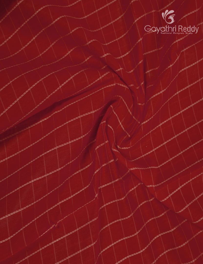 Kanchipuram Sico Saree in Red and Purple
