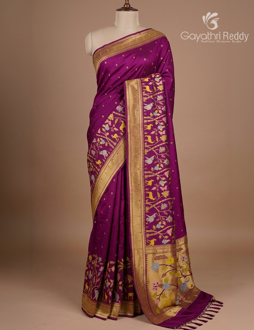 Pure Satin Silk Saree-PST23