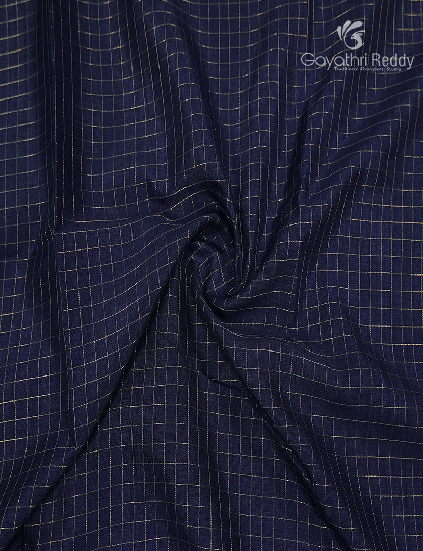 Semi Tussar Fancy Saree in Navy Blue
