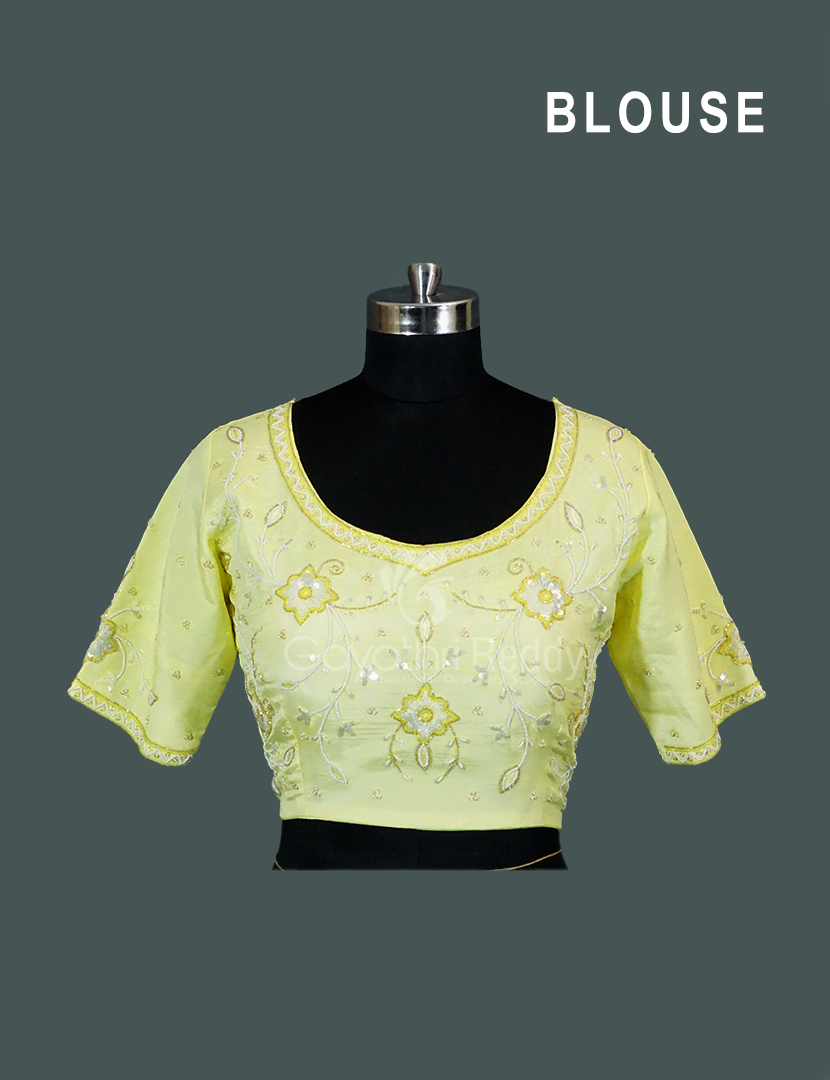 FANCY WORK  BLOUSE-FRB10