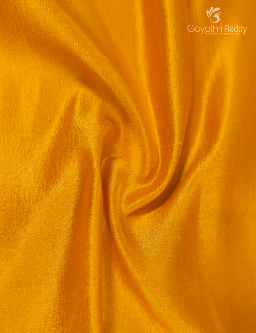 Pure Dupion Digital Print Saree in Yellow