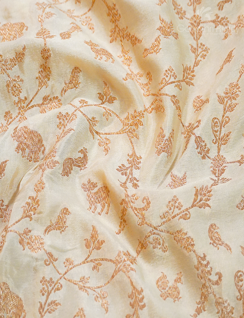 PURE BANARAS GEORGETTE KADDI-BG672