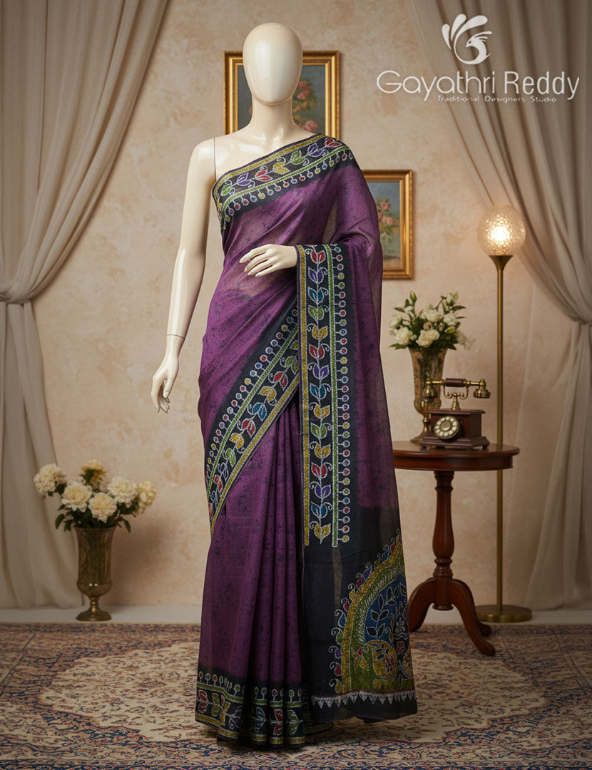 CHANDERI SILK SAREE-CPS1127