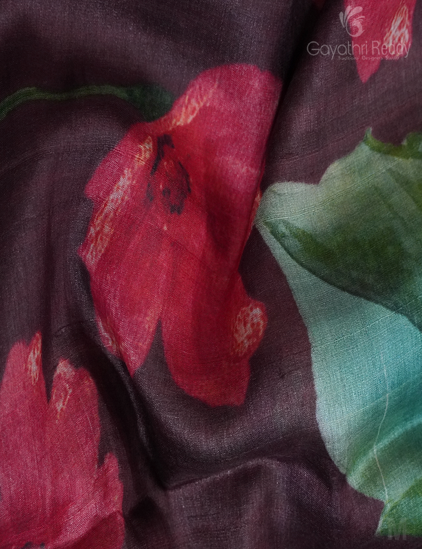 PURE DESI TUSSAR ORGANIC PRINTED-TS1129