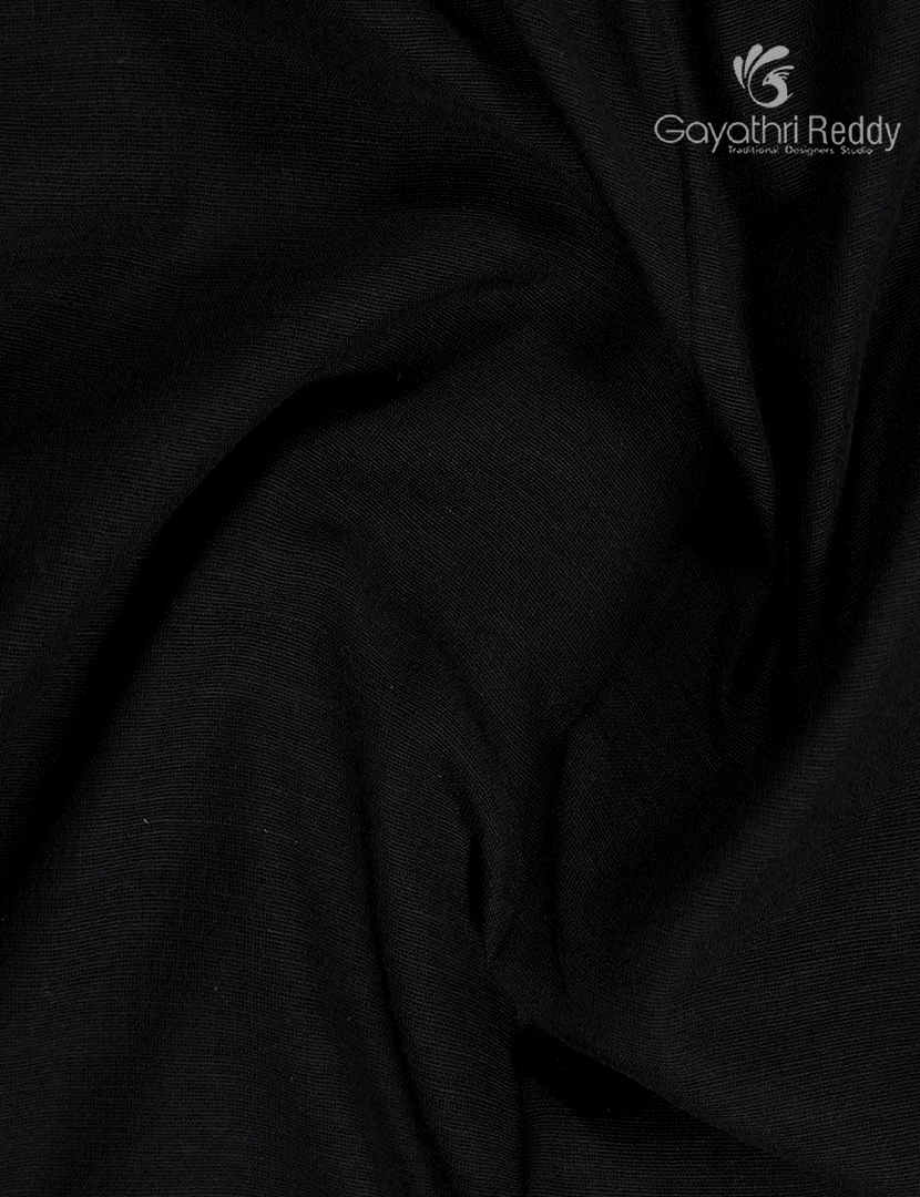 Jamdani Cotton Saree in Black