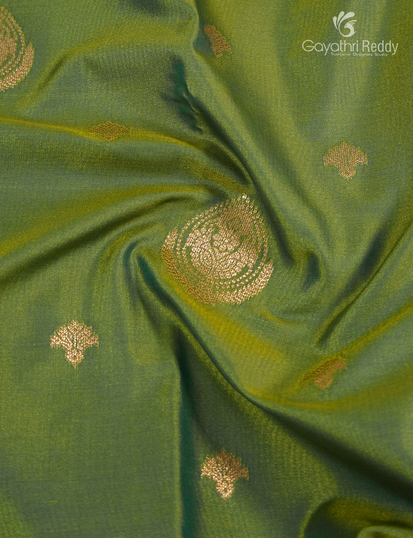 Semi Kanchipuram Art Silk Saree in Grey