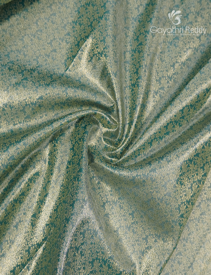 Semi Kanchipuram Silk Saree in Sea Grey