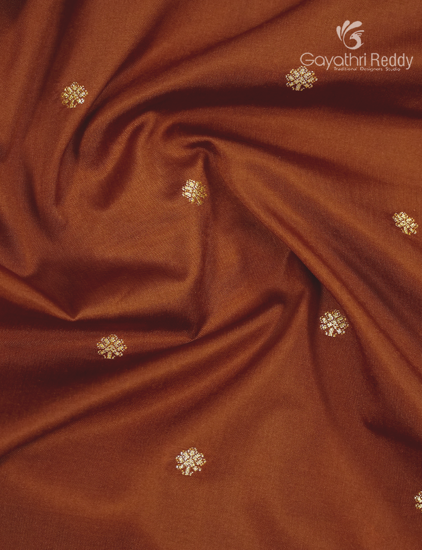 Semi Katan Silk Saree in Deep Mustard