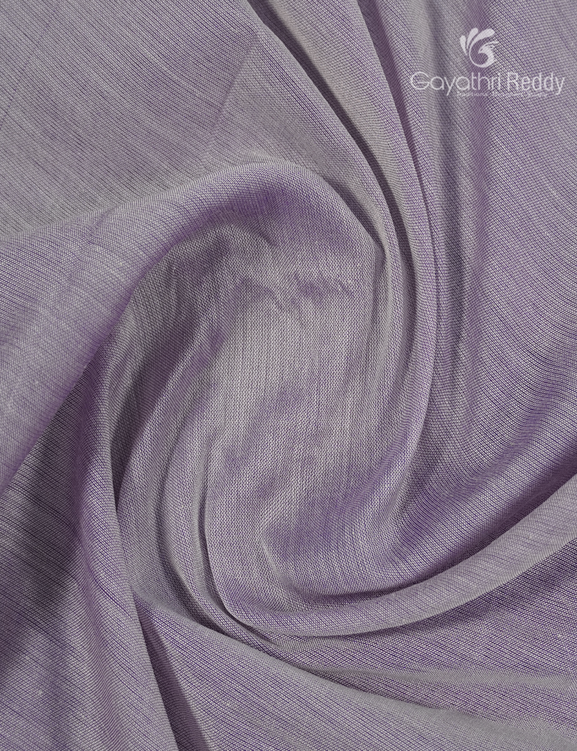 Pure Narayanpet Cotton Saree in Silver Grey