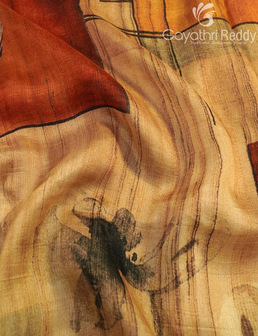 SEMI TUSSAR SILK-ST1055