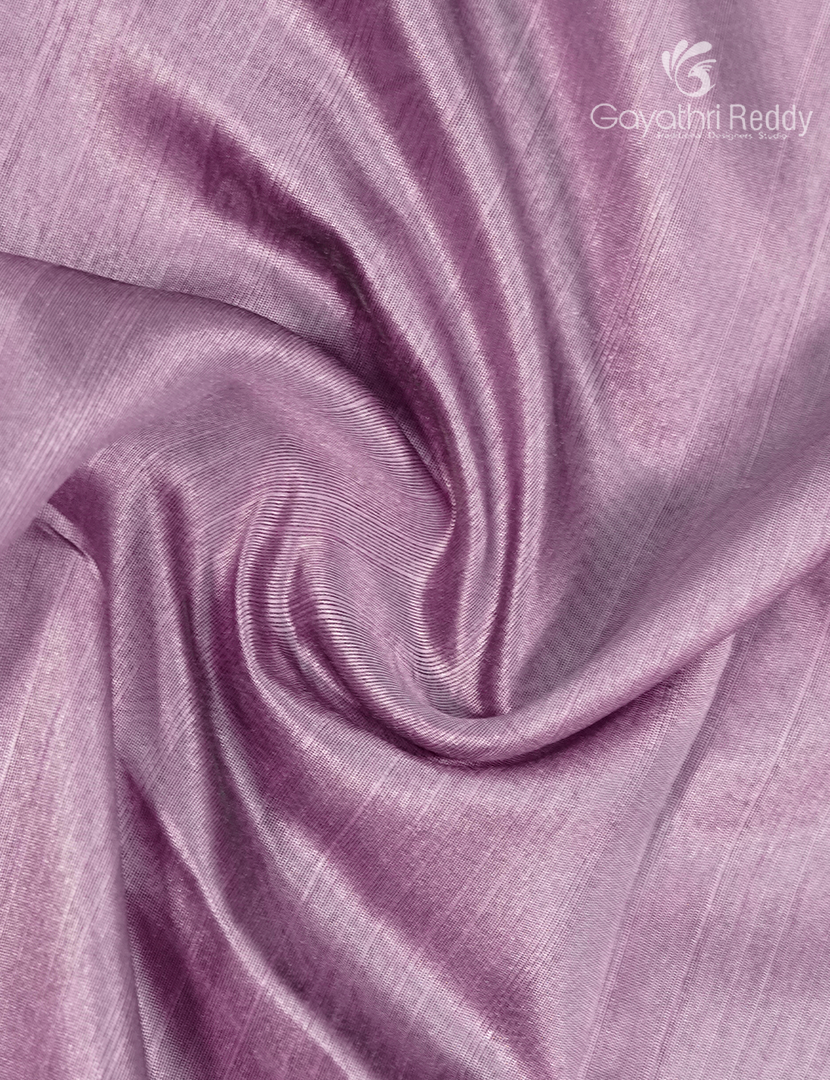 Semi Tussar Saree in  Lilac