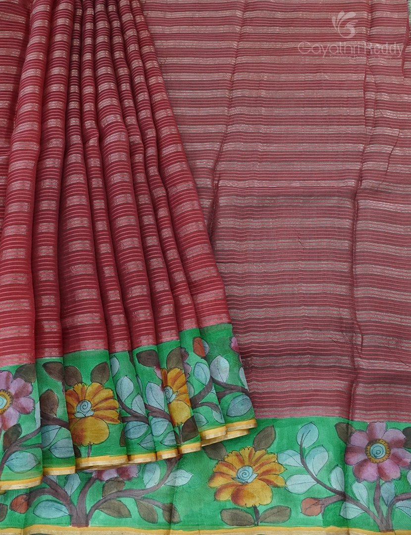 PURE ORGANZA PEN KALAMKARI-FO693