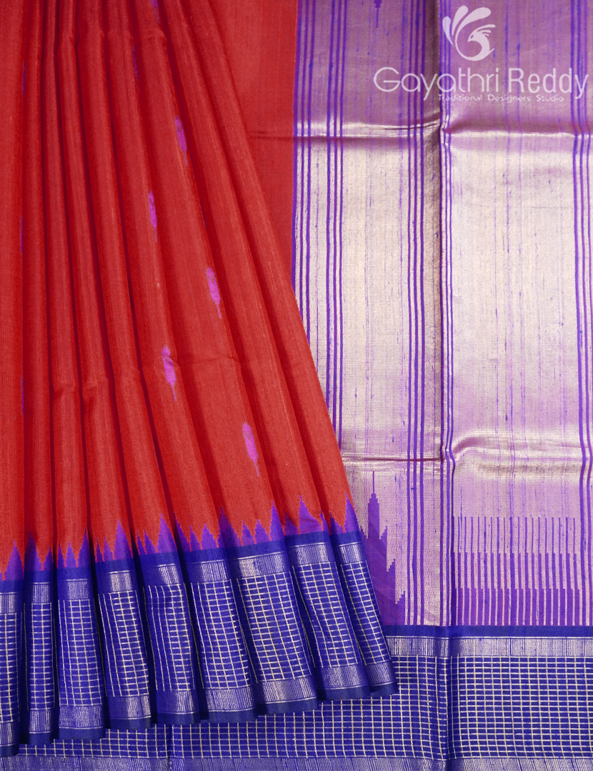 PURE KHADI PATTU SAREE-KHP1375