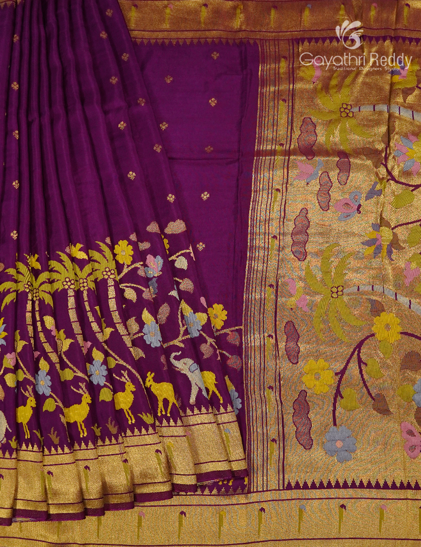 Pure Satin Silk Saree-PST23