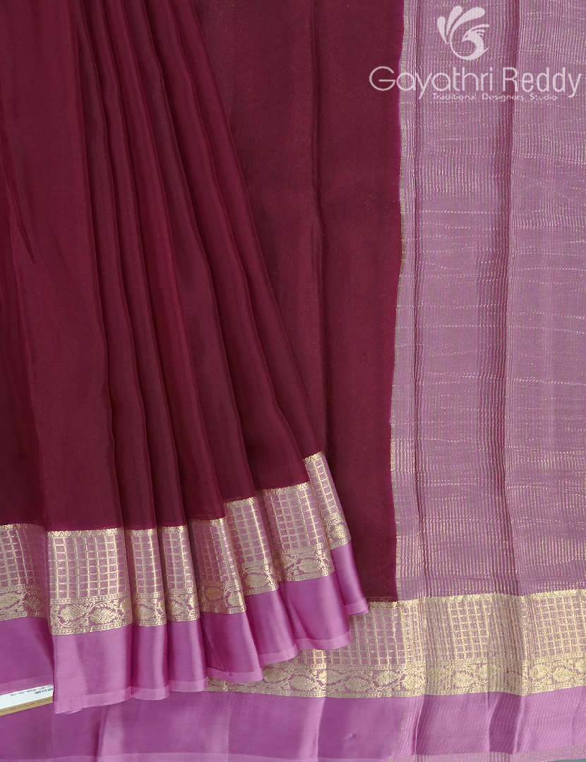 CRAPE SILK SAREE-PSC74