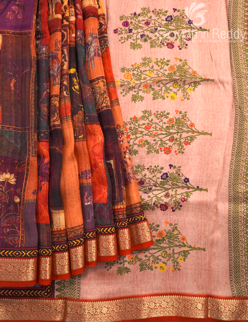 SEMI TUSSAR SILK-ST1056