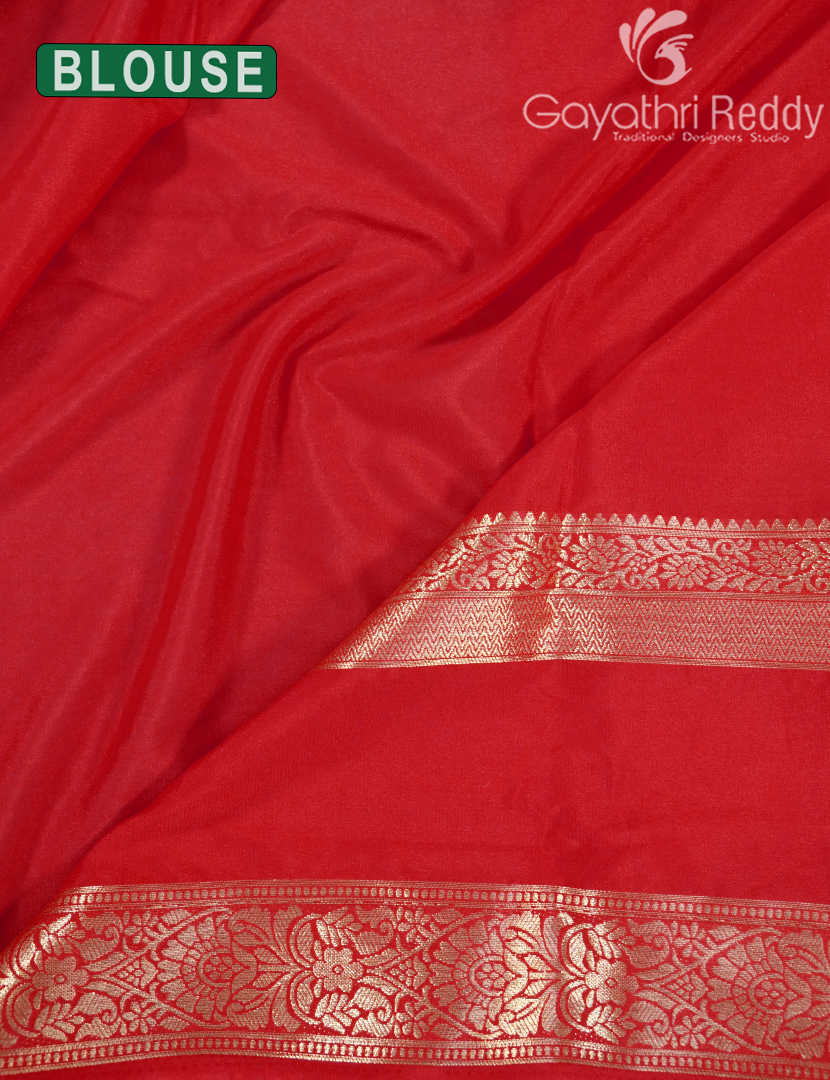 SEMI MYSORE CREPE SAREE-SMC330