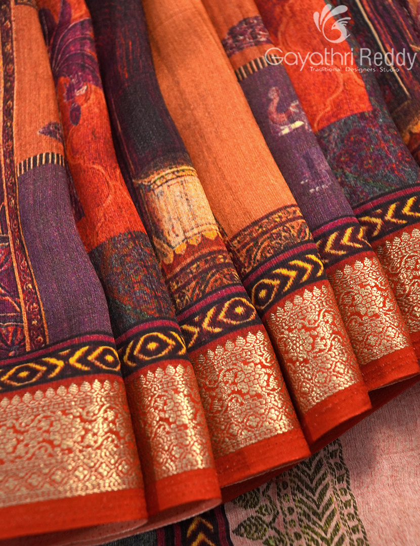 SEMI TUSSAR SILK-ST1056