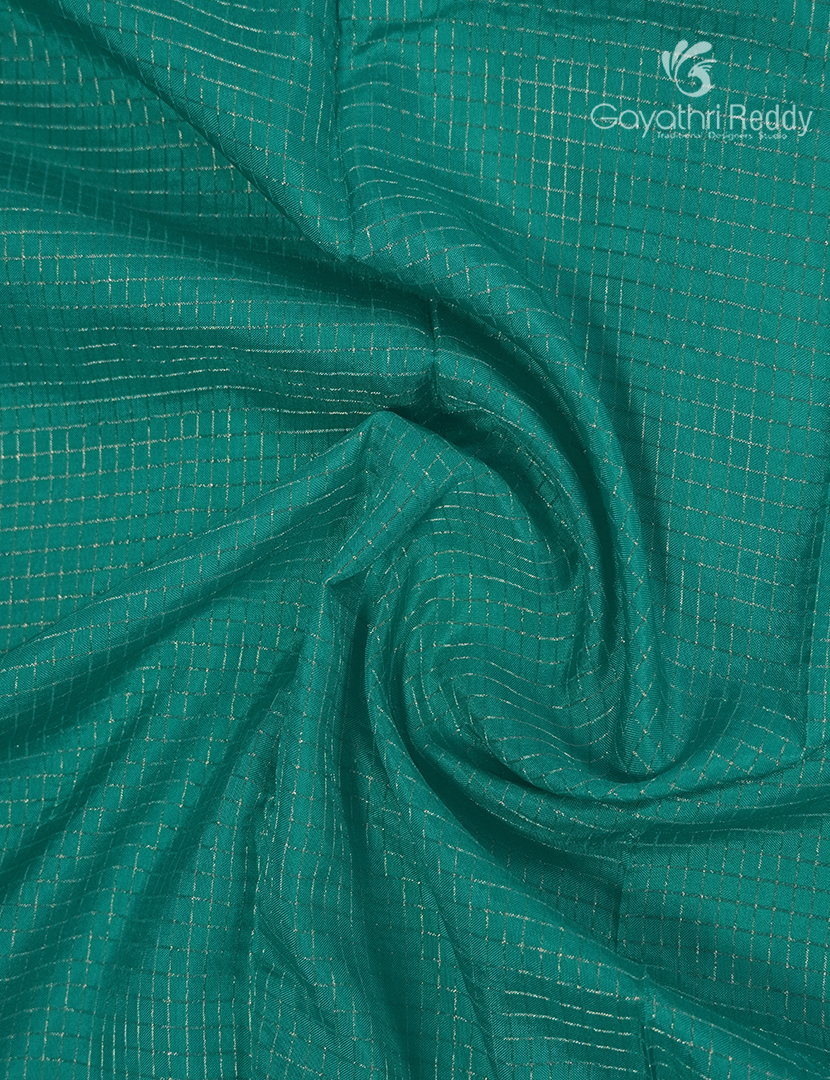 Semi Mysore Crepe Saree in Sea Foam Green