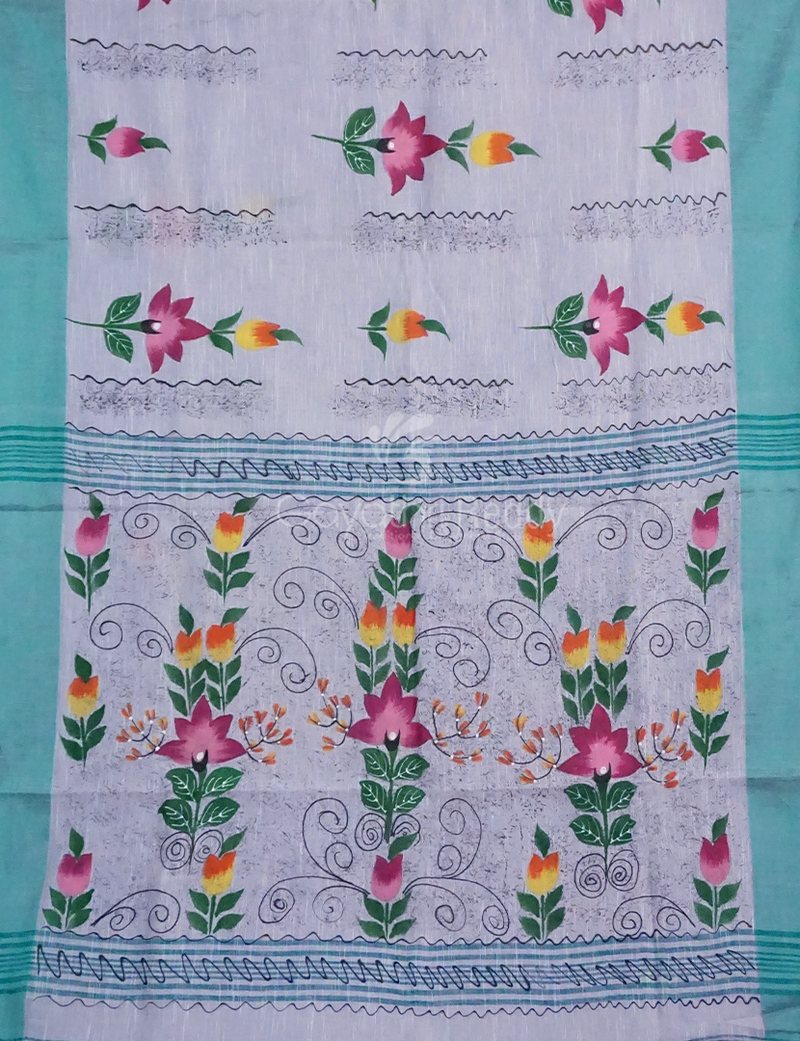 HAND PAINTED LINEN COTTONHPC95