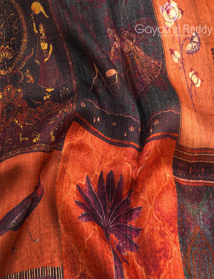 SEMI TUSSAR SILK-ST1056