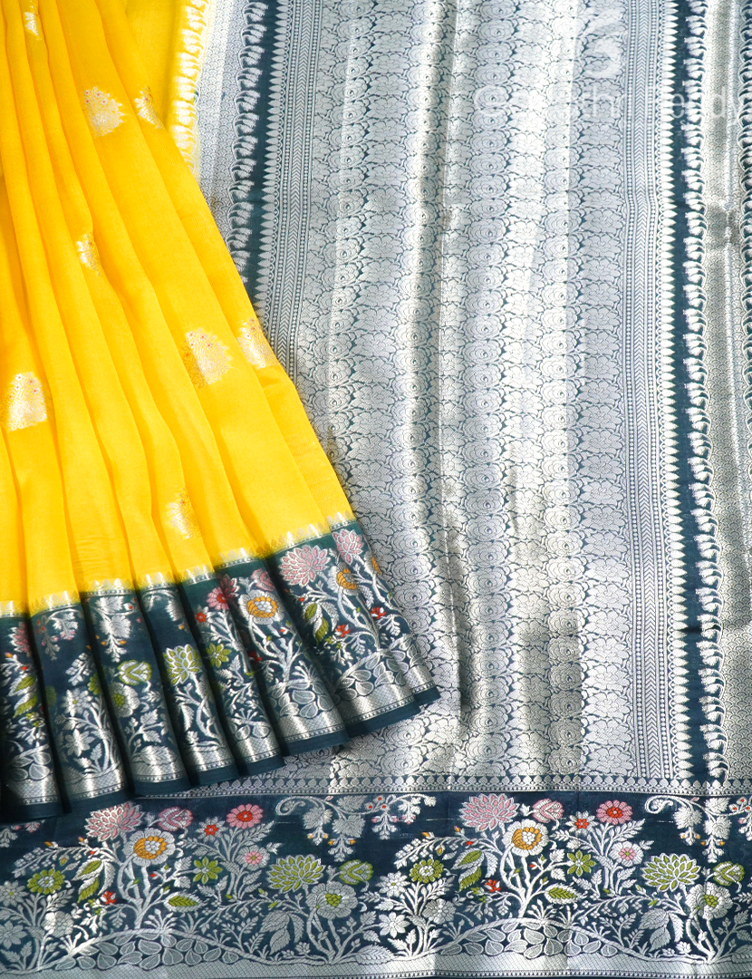 MANGO SILK SAREE -PRM982