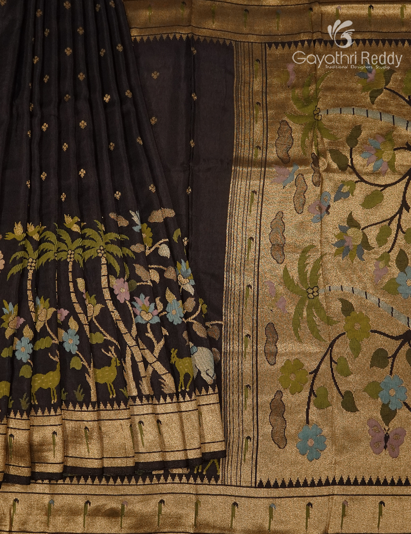Pure Satin Silk Saree-PST24