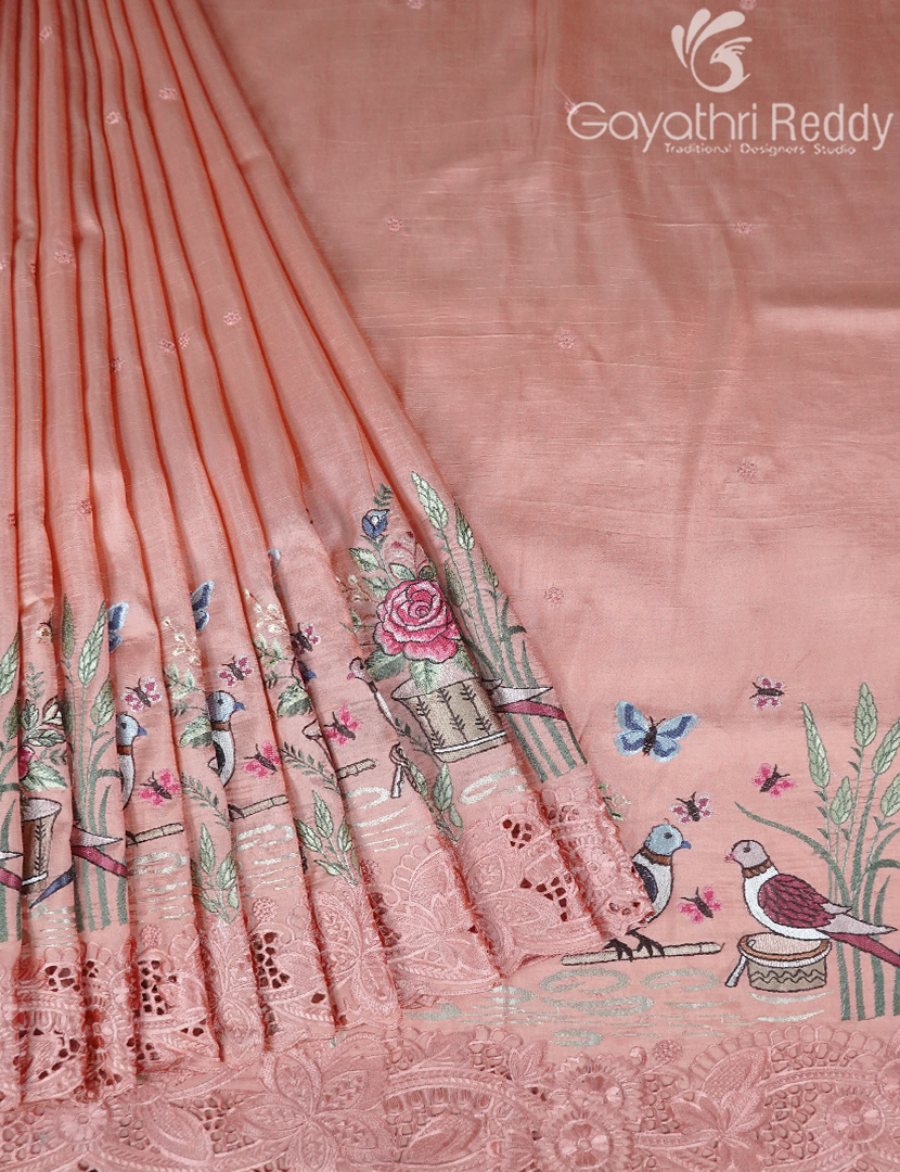 SEMI DUPION SILK SAREE-SDS128
