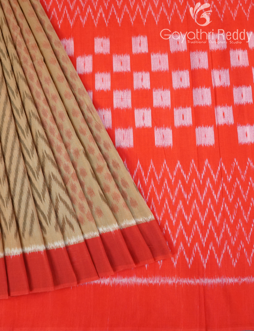 PURE IKKAT COTTON (H.L) SAREE-IKC1067