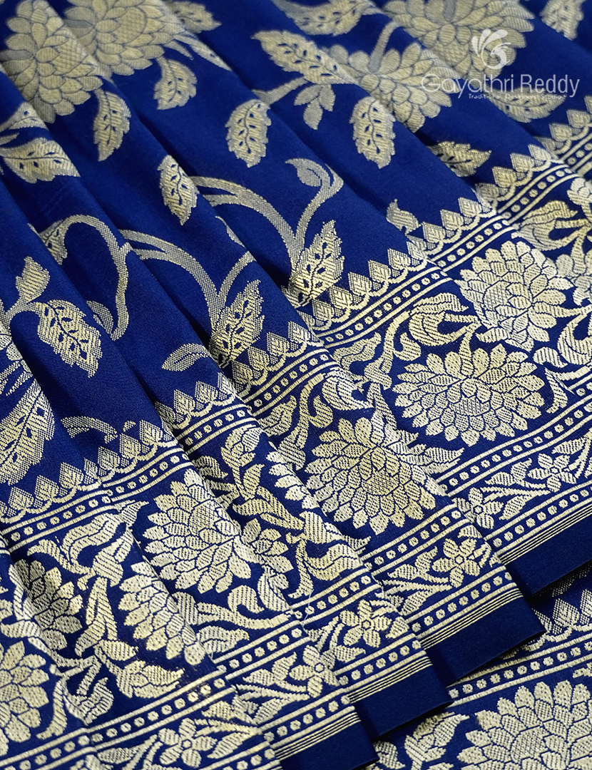 BANARAS SEMI KATAN SAREE-SBK694