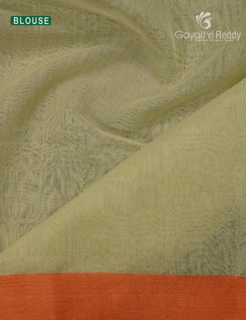 Pure Jamdani Kora Saree in Pastel Green