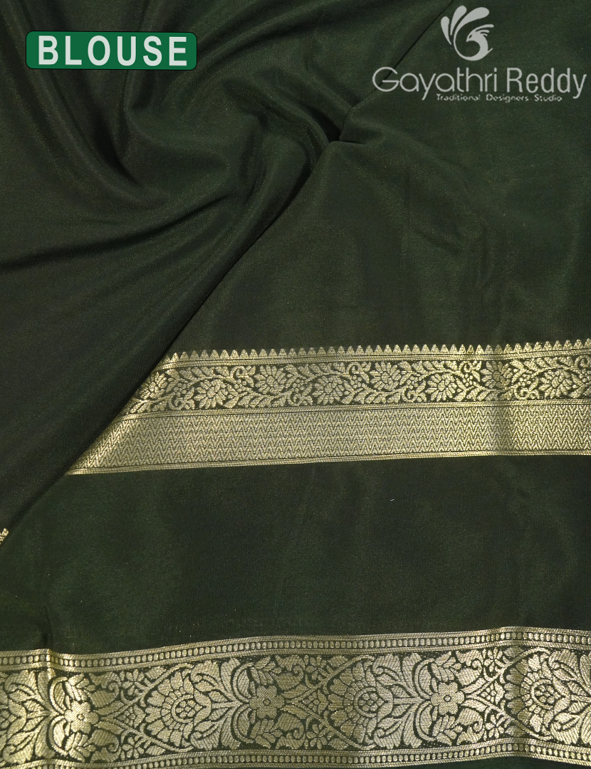 SEMI MYSORE CREPE SAREE-SMC331