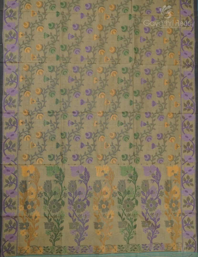 JAMDANI COTTON(WITHOUT BLOUSE)-JMC439