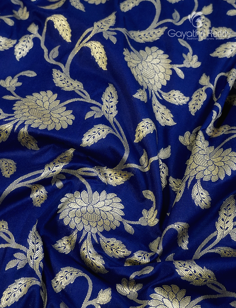 BANARAS SEMI KATAN SAREE-SBK694