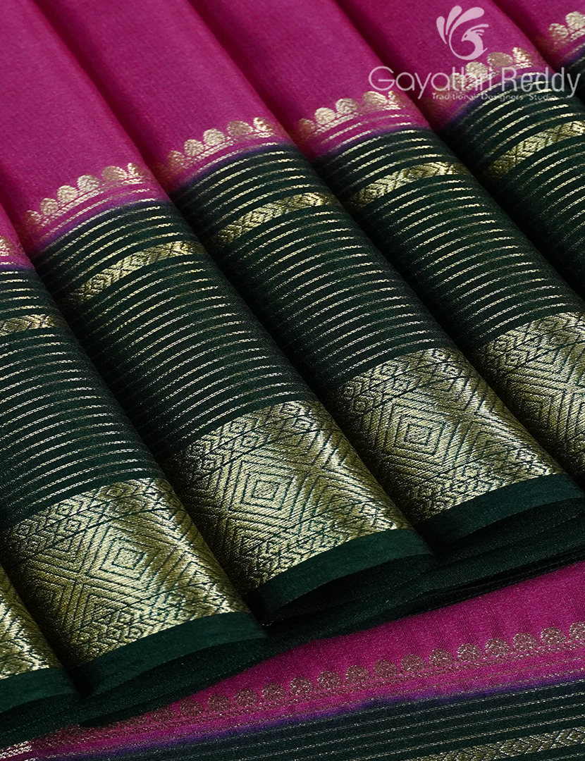 SEMI MYSORE CREPE SAREE-SMC380