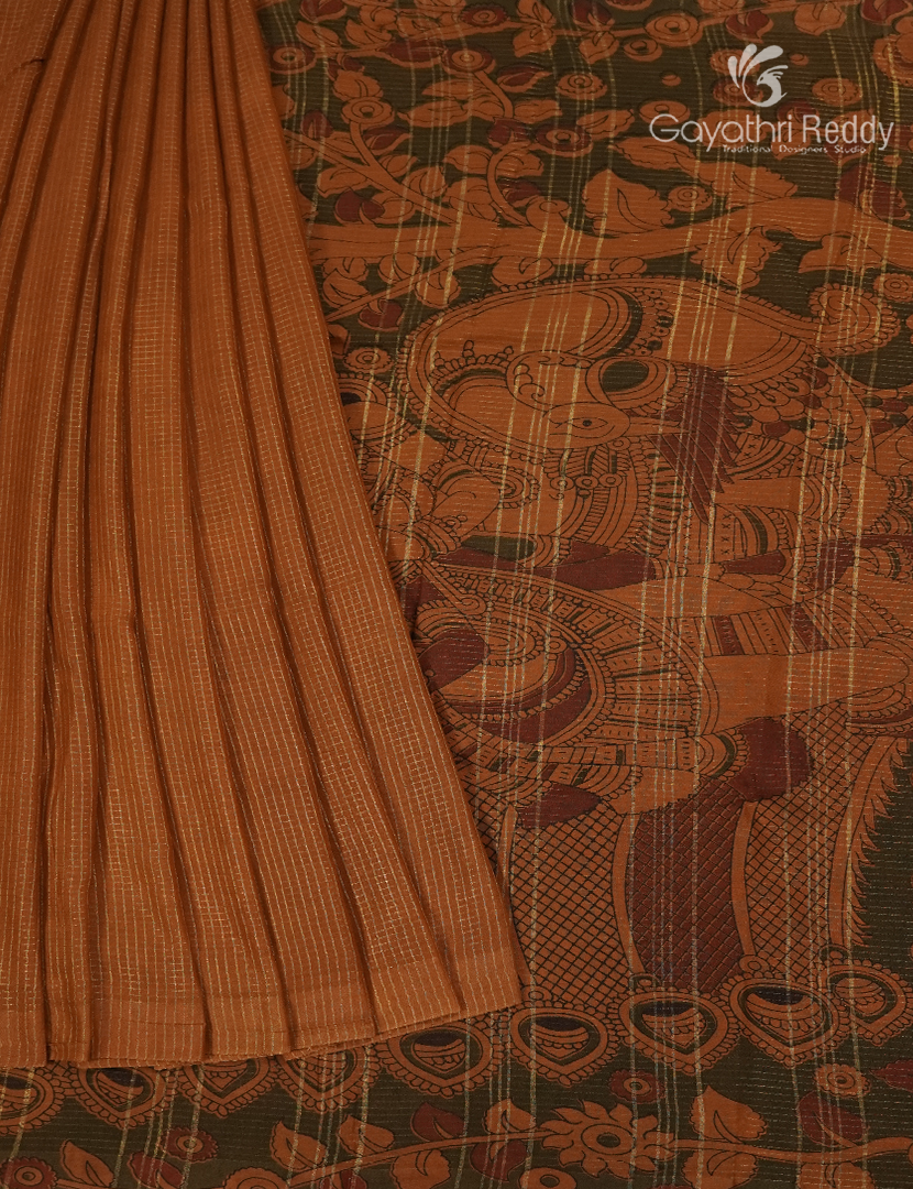 Pure Munga Silk Saree in Deep Mustard