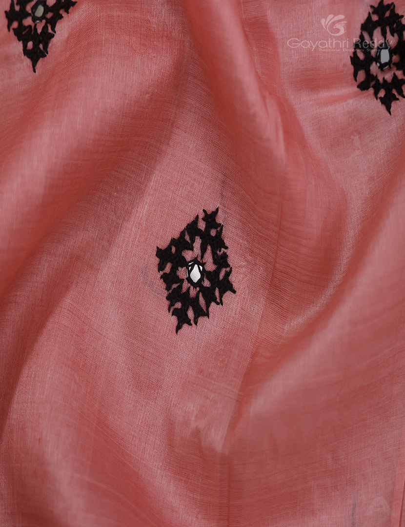 PURE DESI TUSSAR HAND KUTCH WORK-TS734