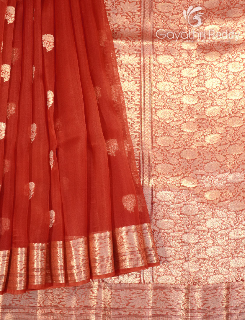 PURE BANARAS KORA SILK-BKS144