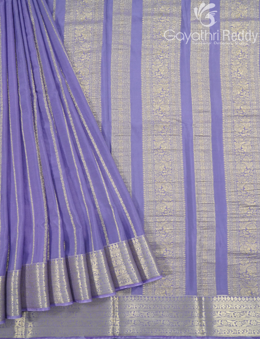 SEMI MYSORE CRAPE SAREE-SMC360