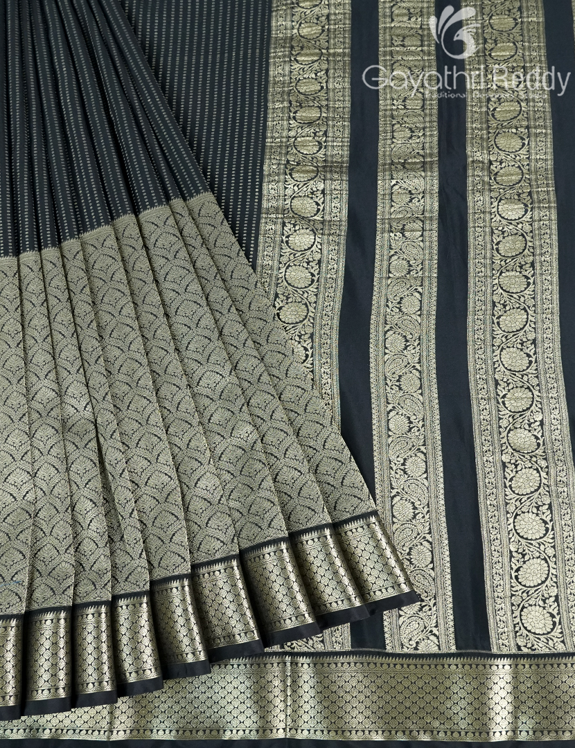 MYSORE CREPE BROCADE SAREE-MCB45