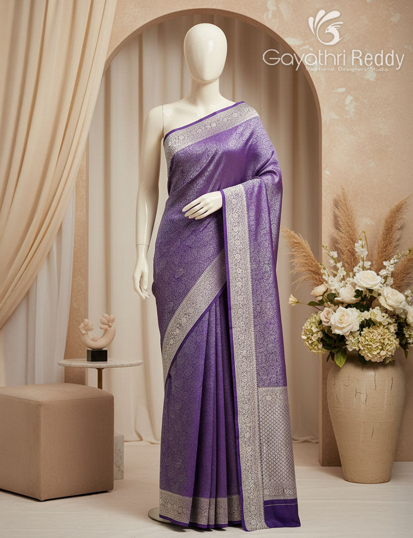 MYSORE CREPE BROCADE SAREE-MCB32