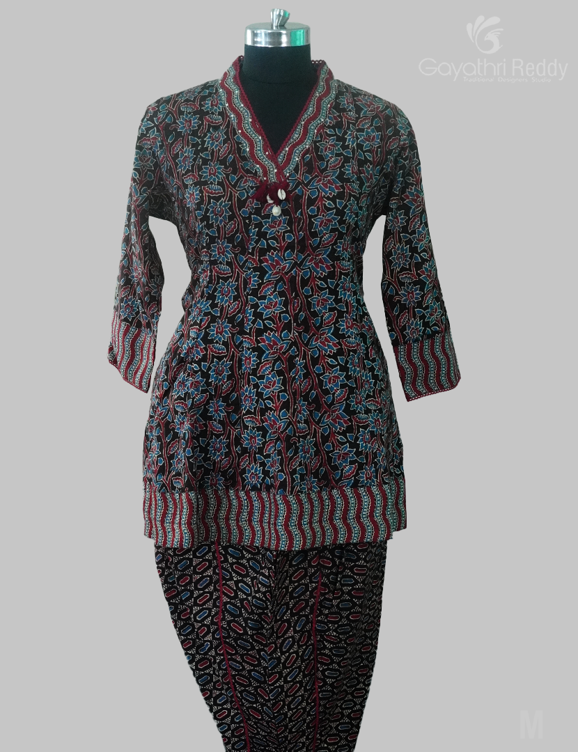 READYMADE DRESS SET(2PC)-KDS1003