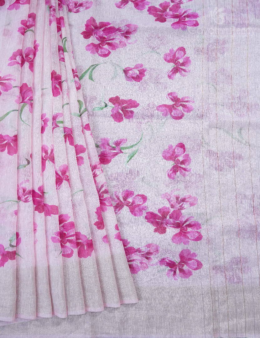 PURE LINEN SAREE-L1344