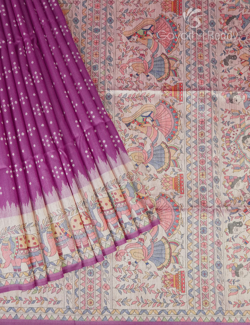 SEMI TUSSAR SAREE-ST1076