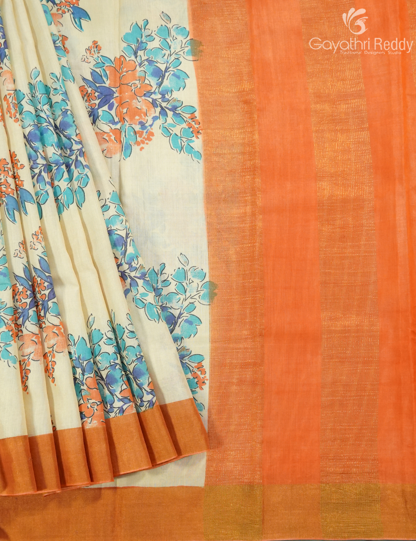 PURE DESI TUSSAR SILK SAREE-TS1570