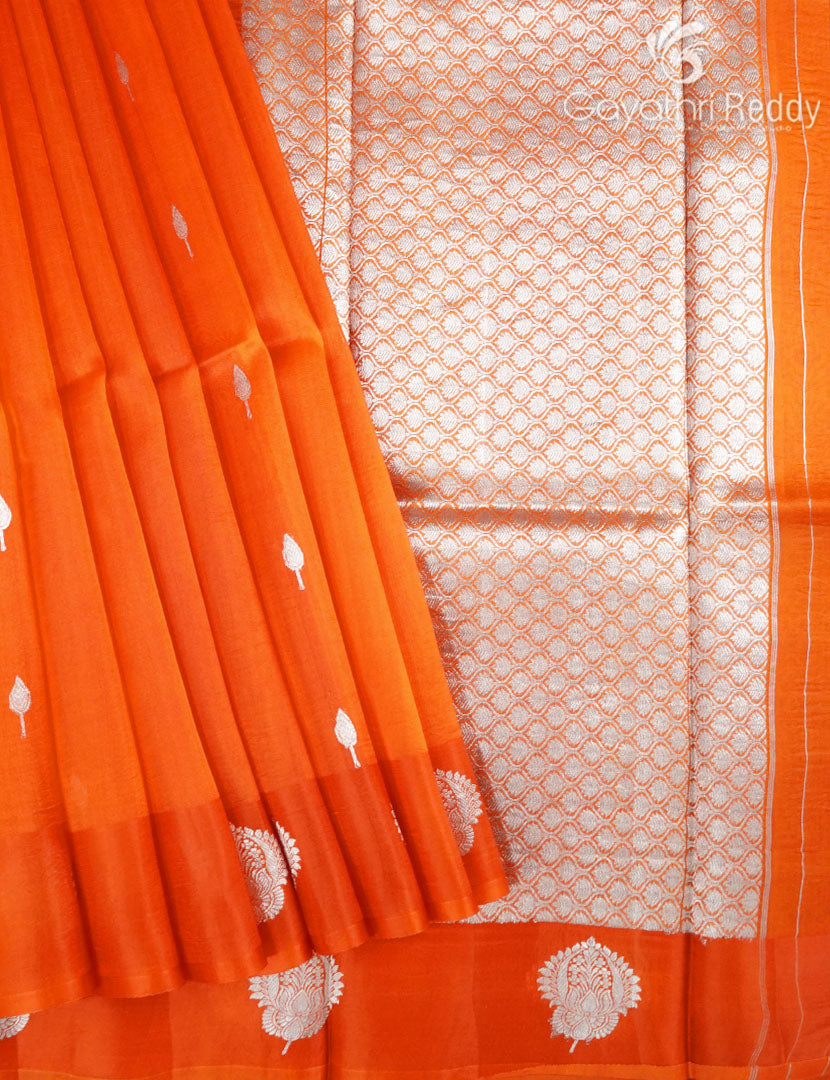 PURE BANARAS KORA SILK-BKS135