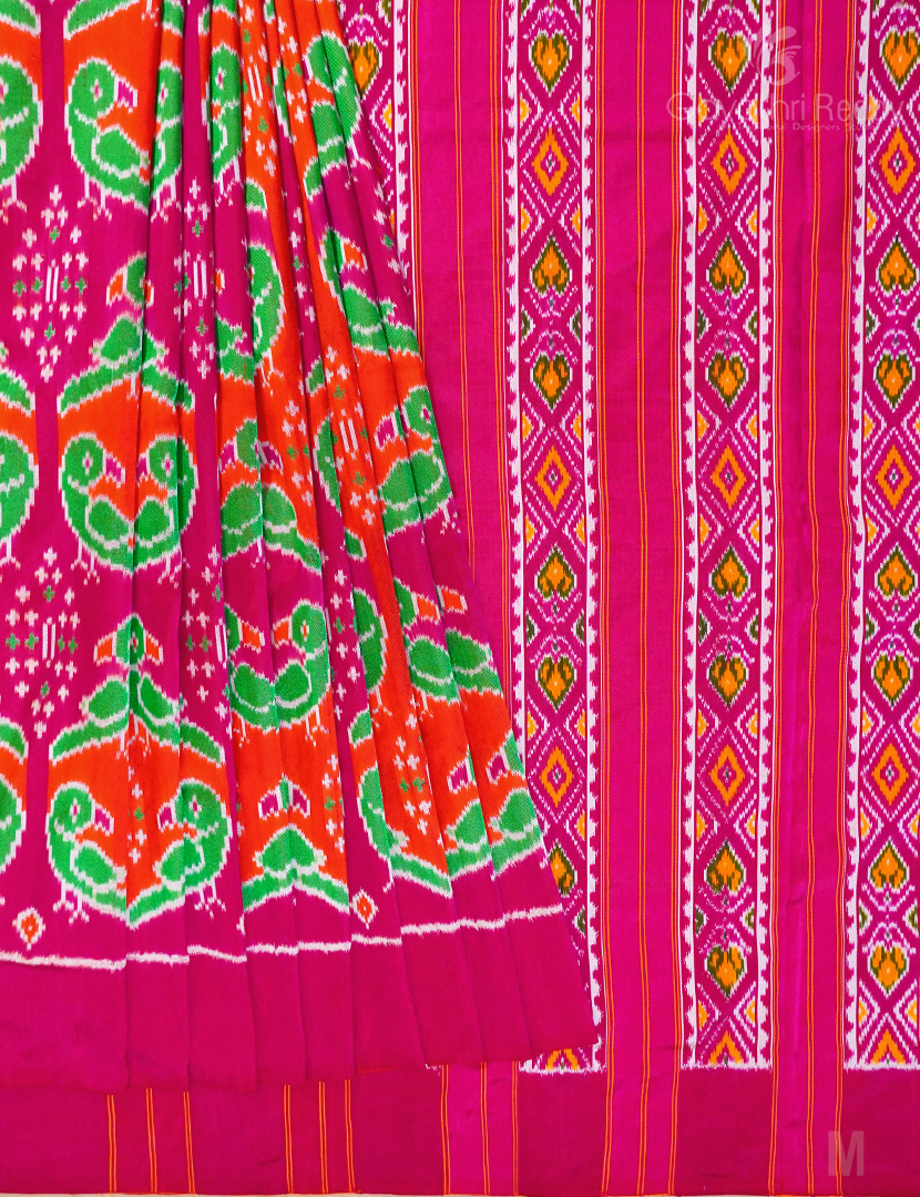 PURE TWILL IKKAT PATTU-IP719