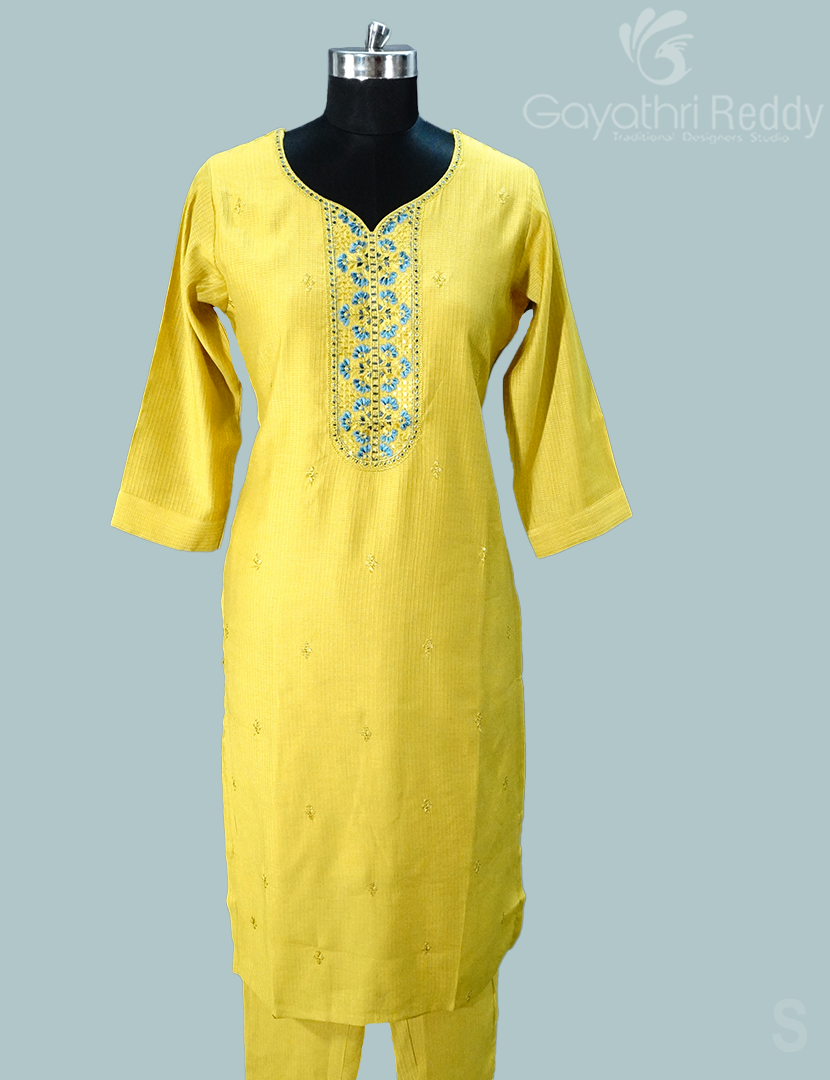 READYMADE DRESS SET(3PC)-KDS1144