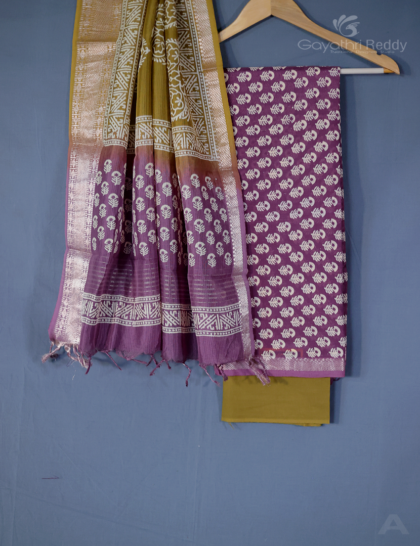 PURE MANGALGIRI PATTU DRESS MATERIAL-MPD47